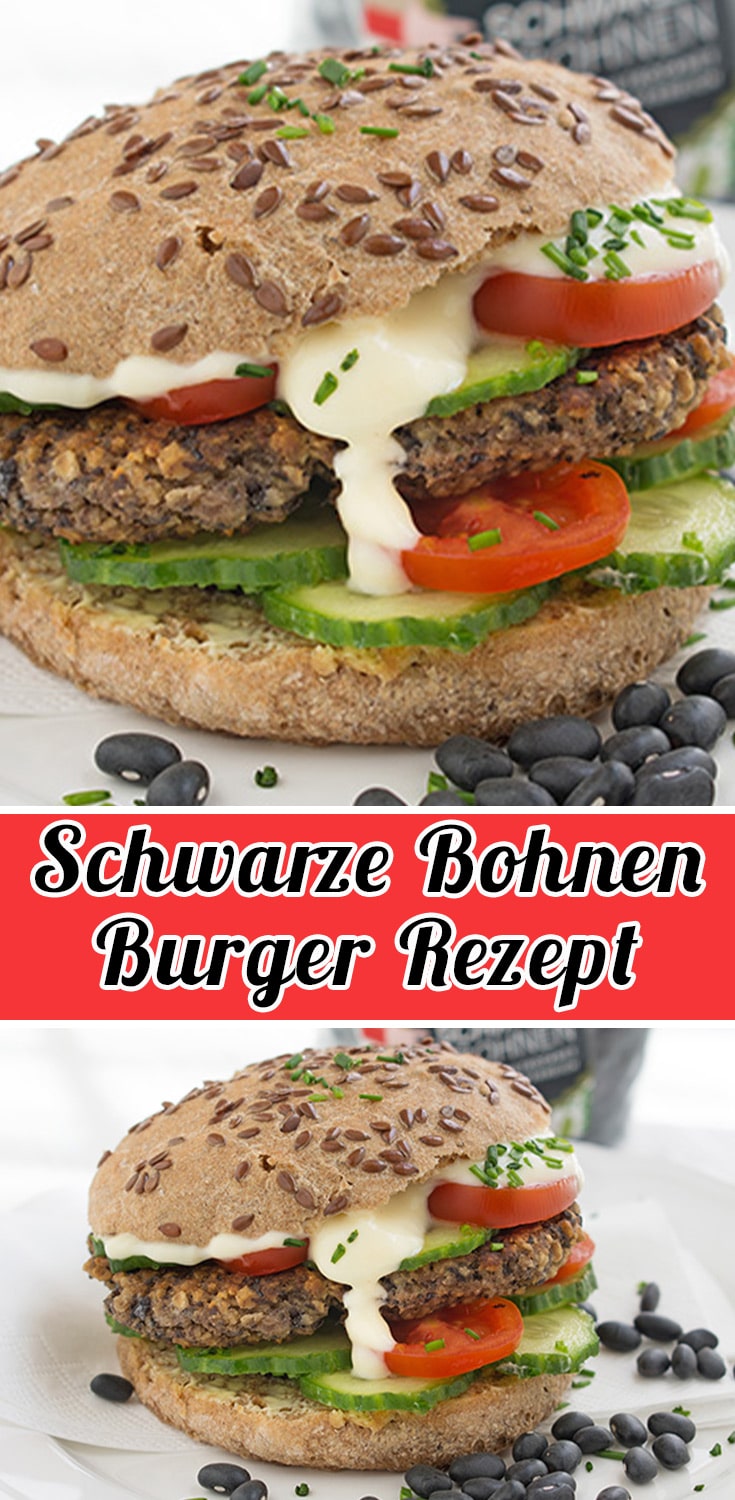 Schwarze Bohnen Burger Rezept - Schnelle und Einfache Burger Rezepte