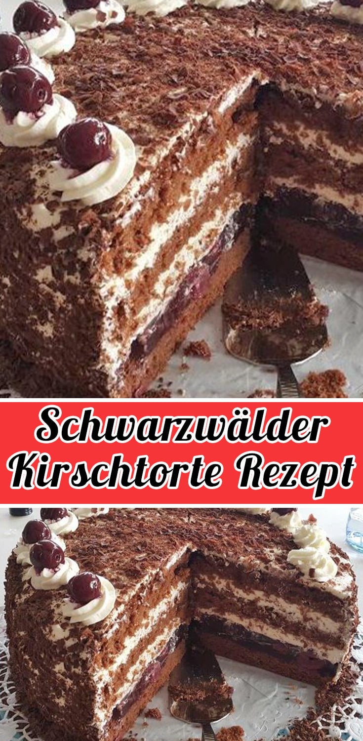 Schwarzwälder-Kirschtorte Rezept