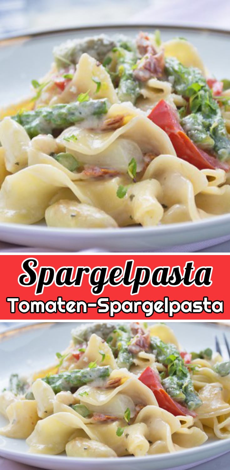 Tomaten-Spargelpasta Rezept