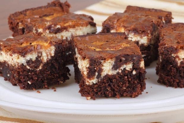 Topfen-Marmor-Brownie Rezept