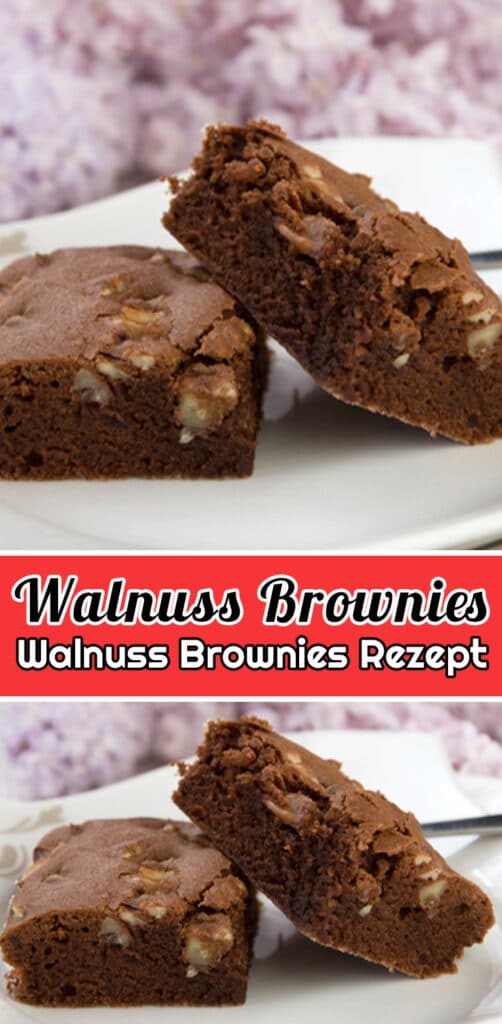 Walnuss Brownies Rezept - Schnelle und Einfache Brownies Rezepte
