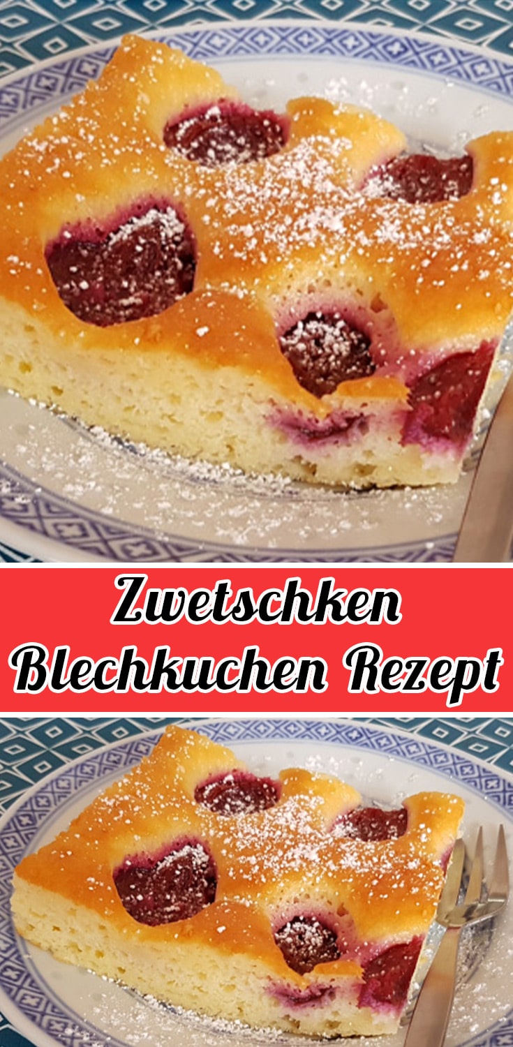 Zwetschken Blechkuchen Rezept