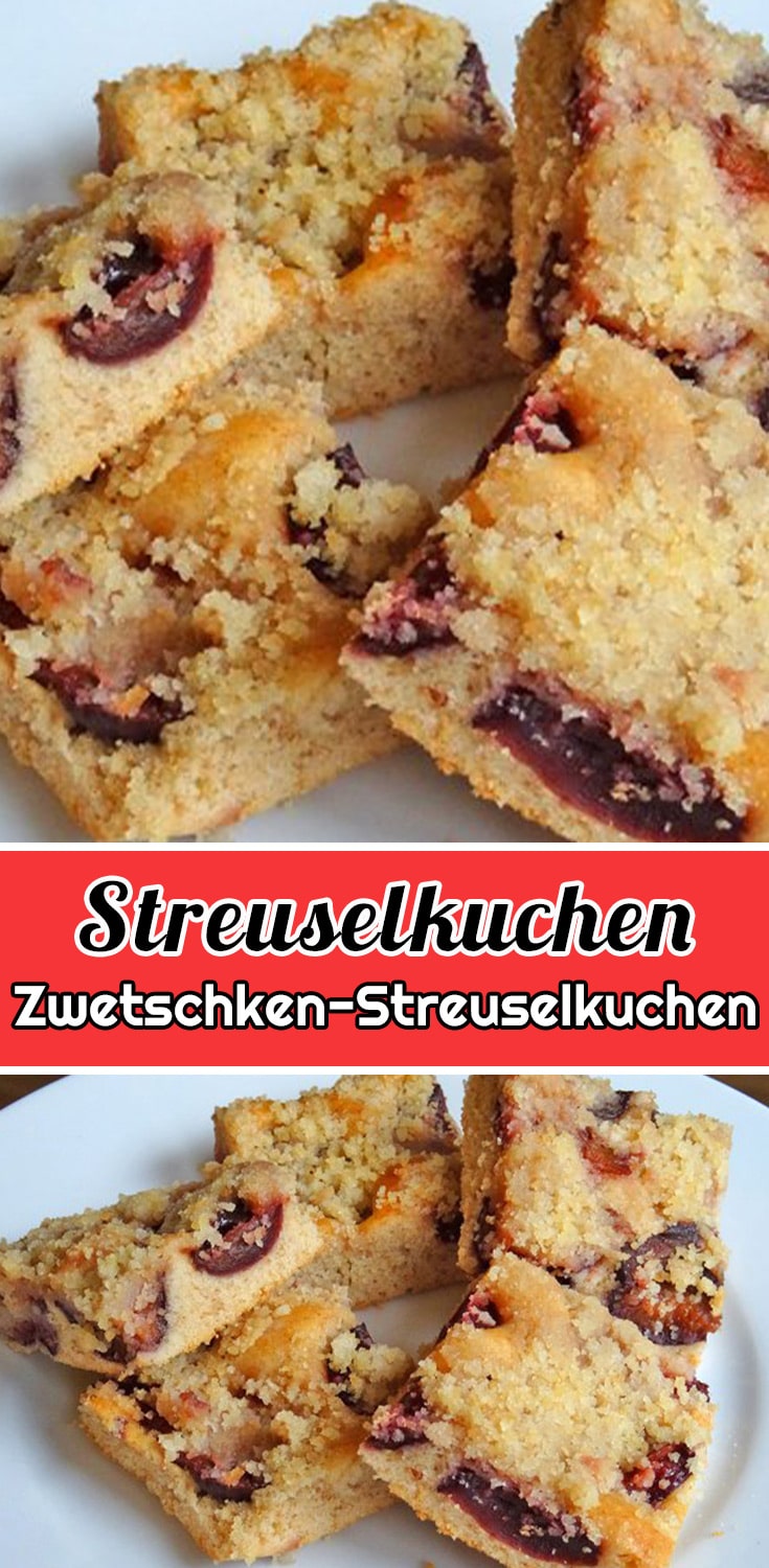 Zwetschken-Streuselkuchen Rezept