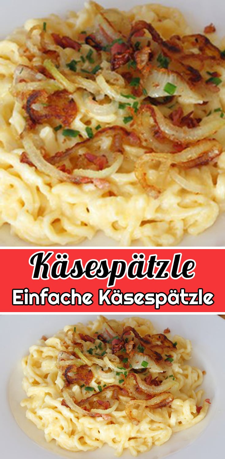 Einfache Käsespätzle Rezept