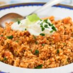 Fleischpfanne mit Bulgur Rezept