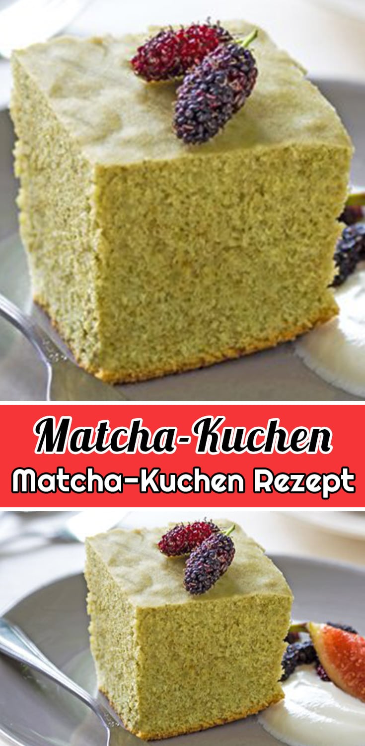 Matcha-Kuchen Rezept