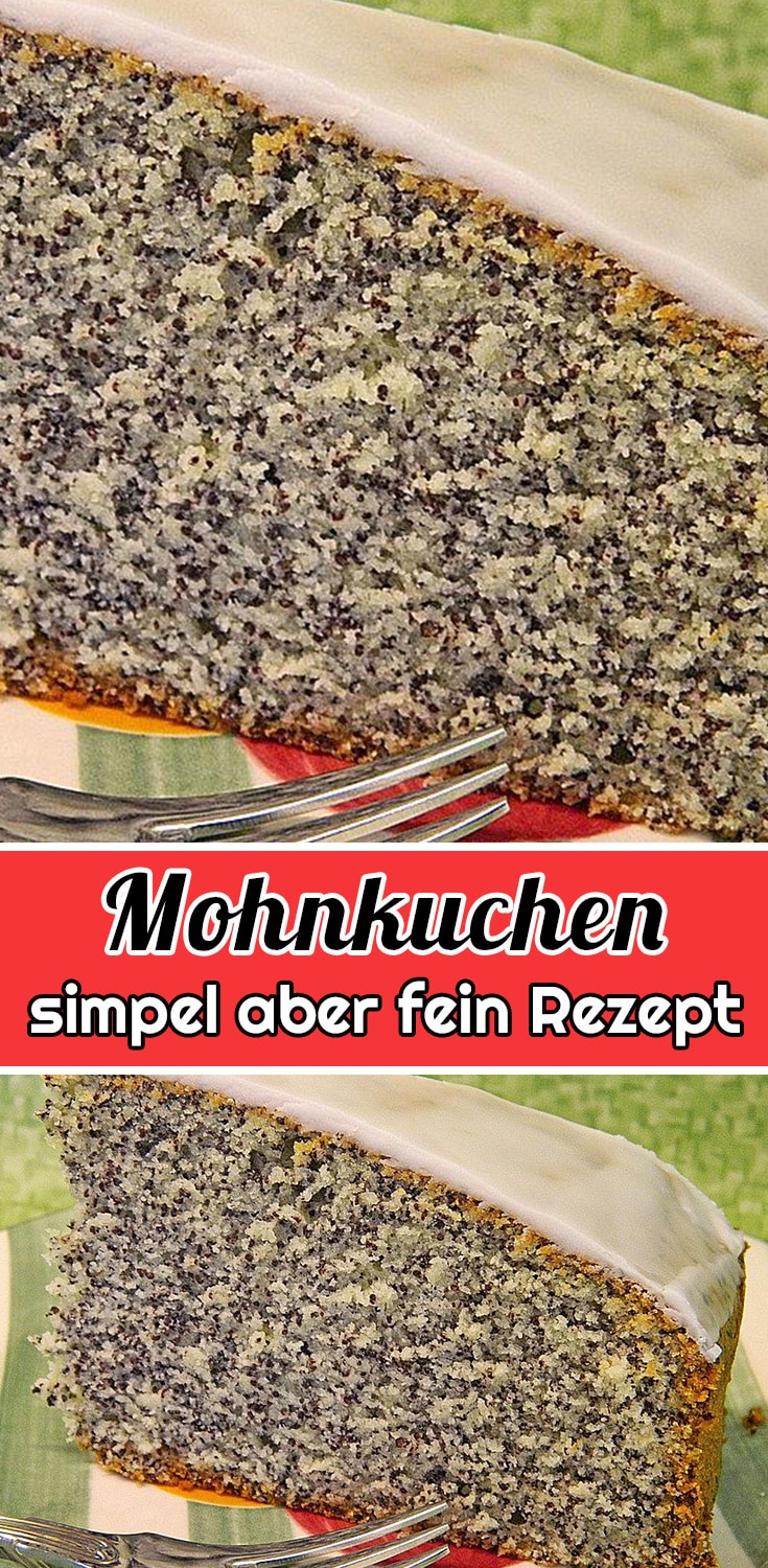 Mohnkuchen - simpel aber fein Rezept