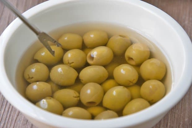 Oliven in Salzlake Rezept
