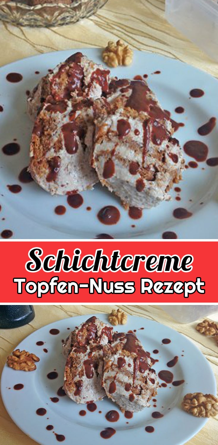Schichtcreme Topfen-Nuss Rezept
