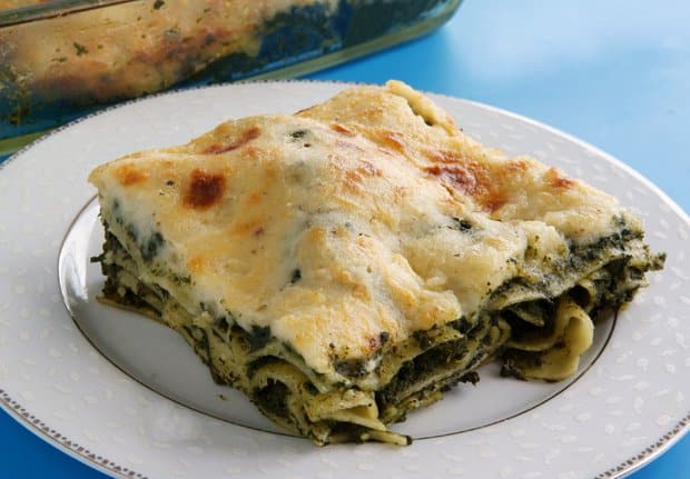 Spinatlasagne mit Bechamelsauce Rezept