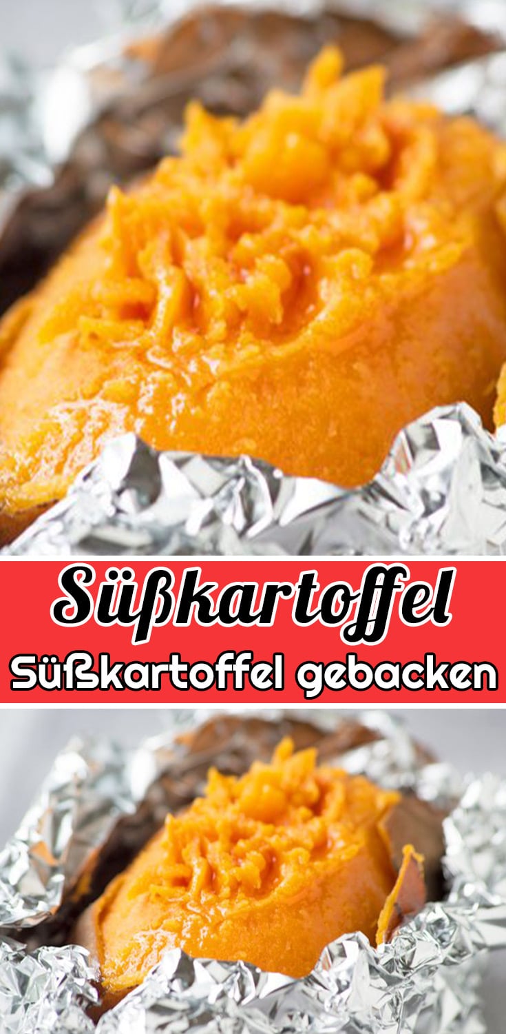 Süßkartoffel gebacken Rezept