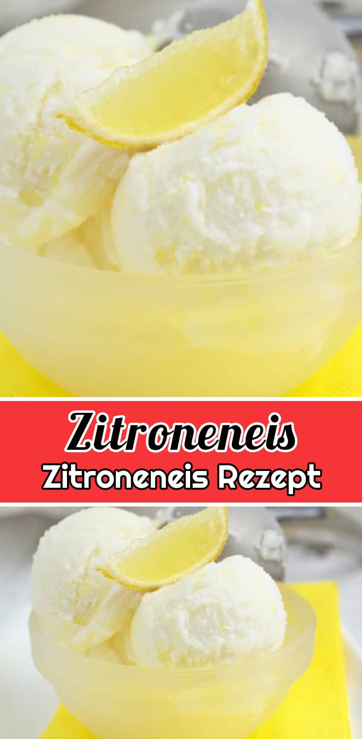 Zitroneneis Rezept