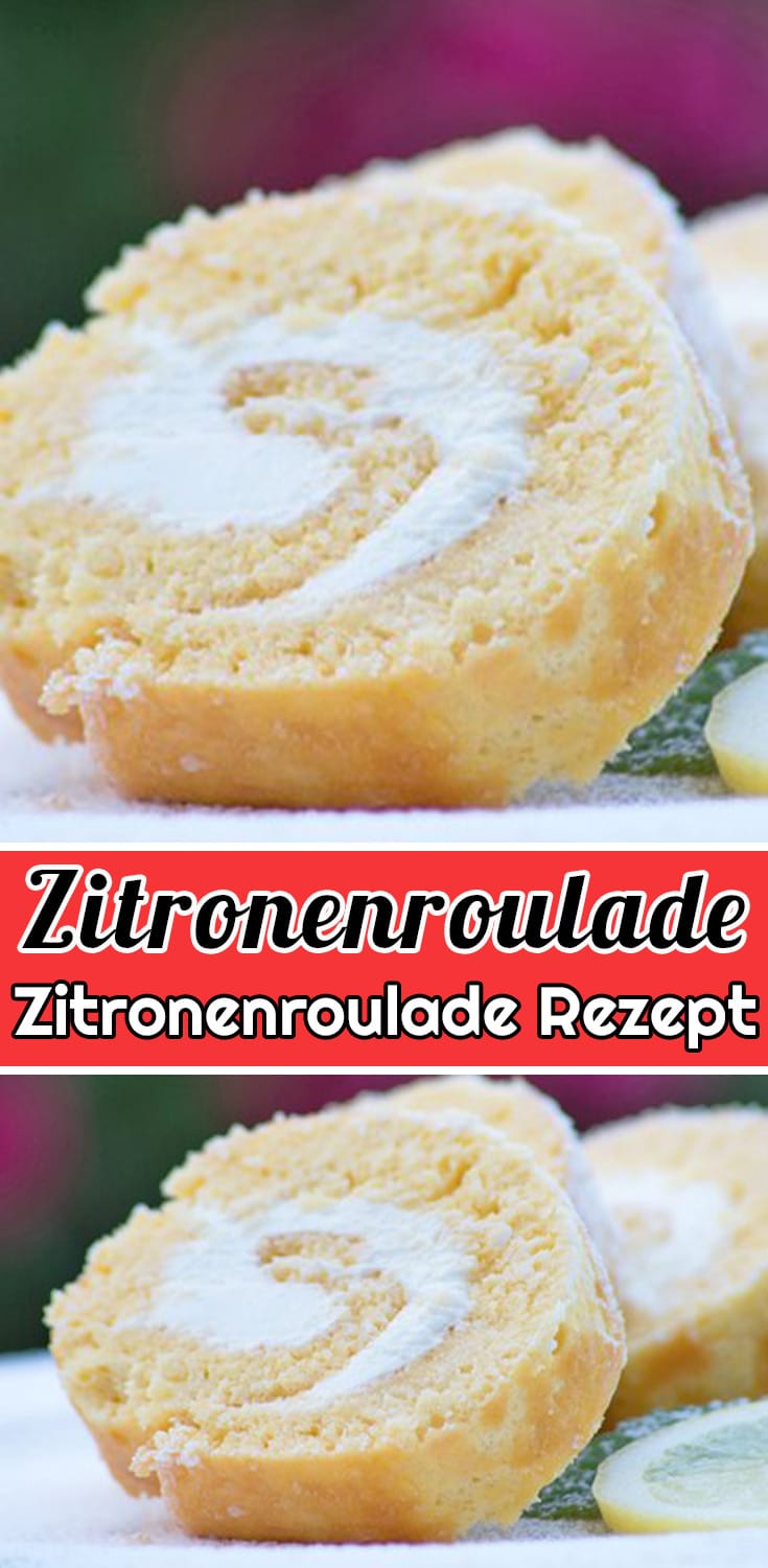 Zitronenroulade Rezept