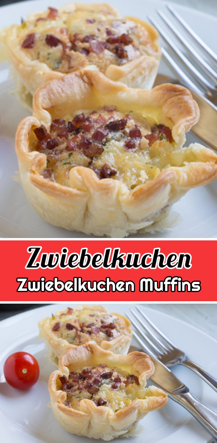 Zwiebelkuchen Muffins Rezept