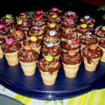 Kleine Kuchen im Waffelbecher Rezept