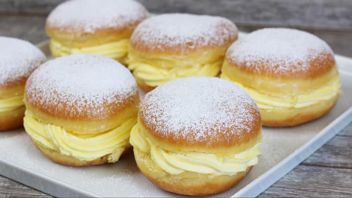 Berliner Faschingskrapfen mit Vanillecreme Rezept