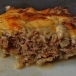 Blumenkohl mit Hackfleisch, überbacken