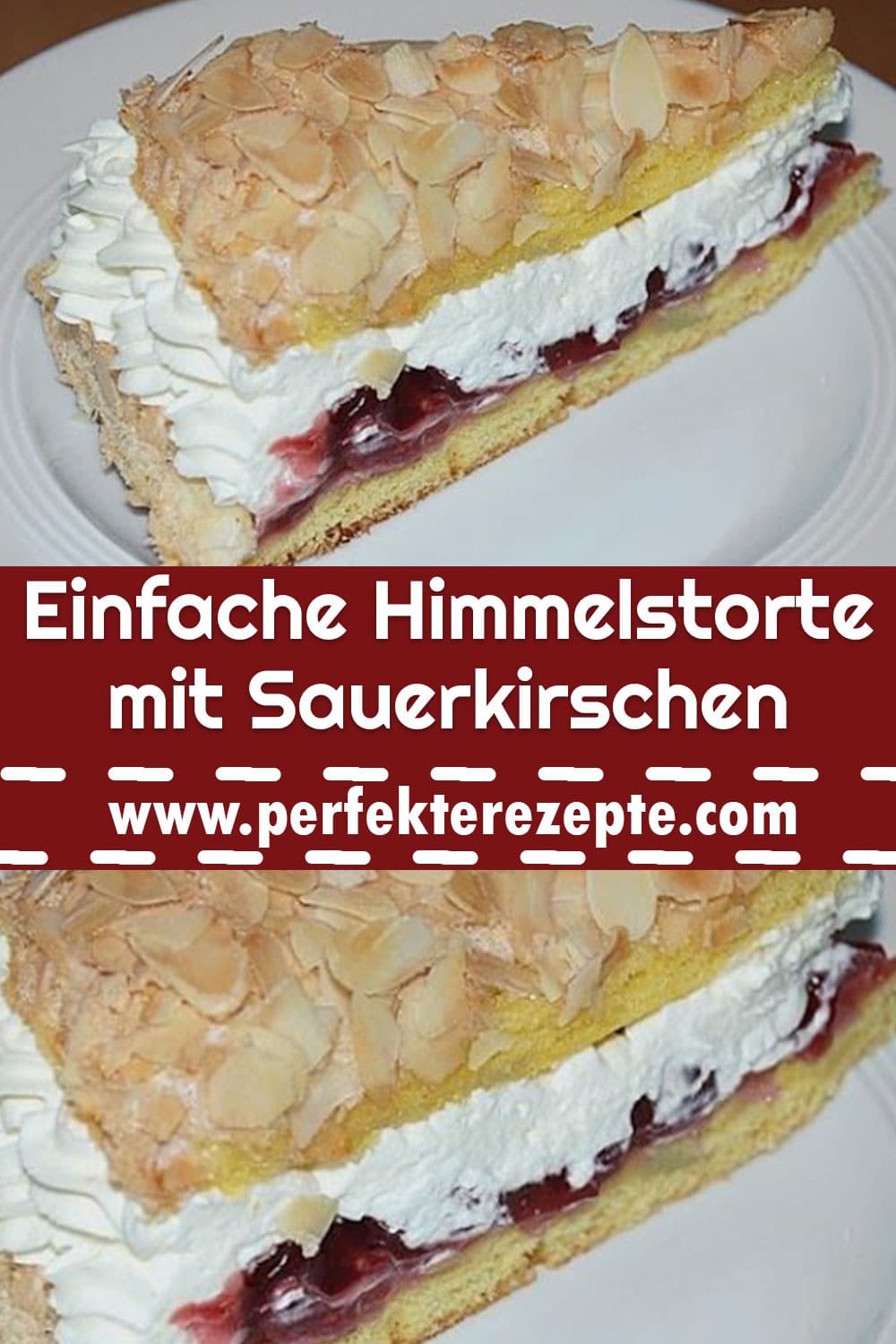 Einfache Himmelstorte mit Sauerkirschen Rezept