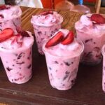 Erdbeer Dessert mit Joghurt in paar Minuten fertig !