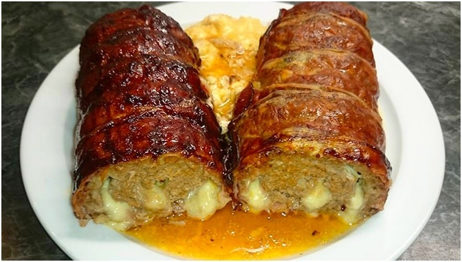 Hackfleisch Roulade Mit Wenig Zutaten