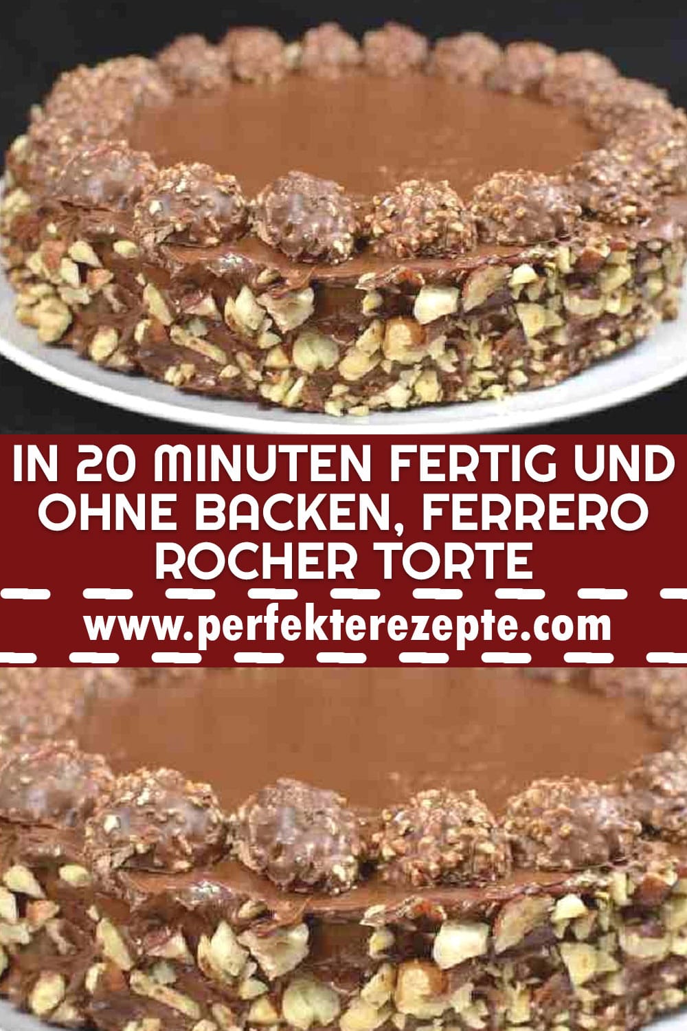 IN 20 MINUTEN FERTIG UND OHNE BACKEN, FERRERO ROCHER TORTE !