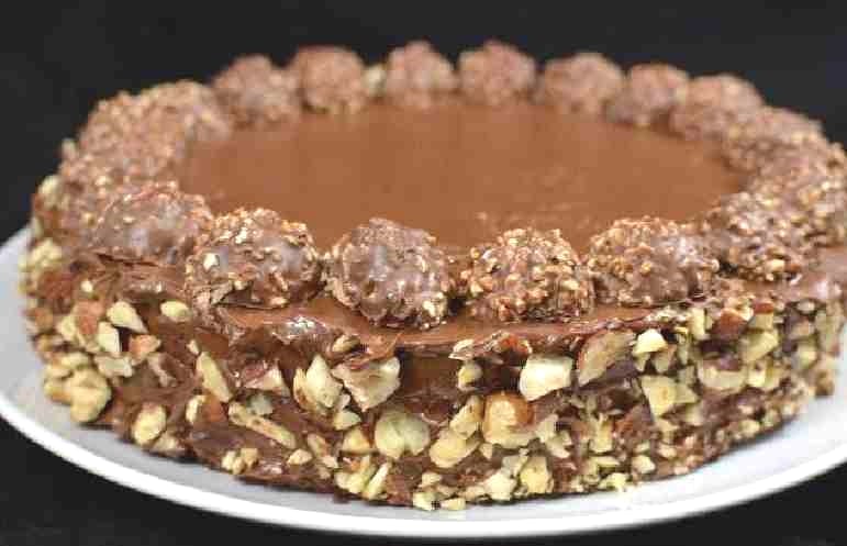 IN 20 MINUTEN FERTIG UND OHNE BACKEN, FERRERO ROCHER TORTE !