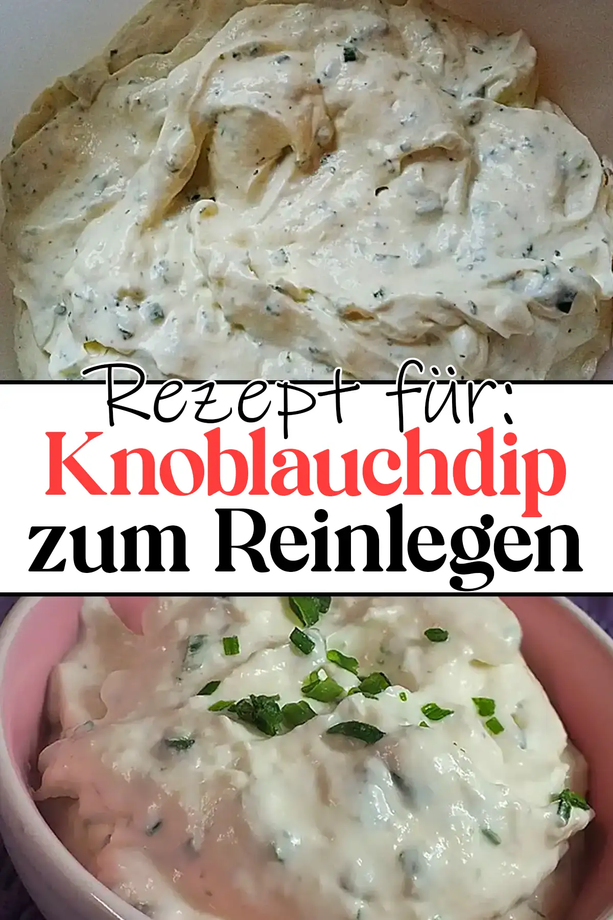 Knoblauchdip zum Reinlegen , in nur 5 Minuten fertig