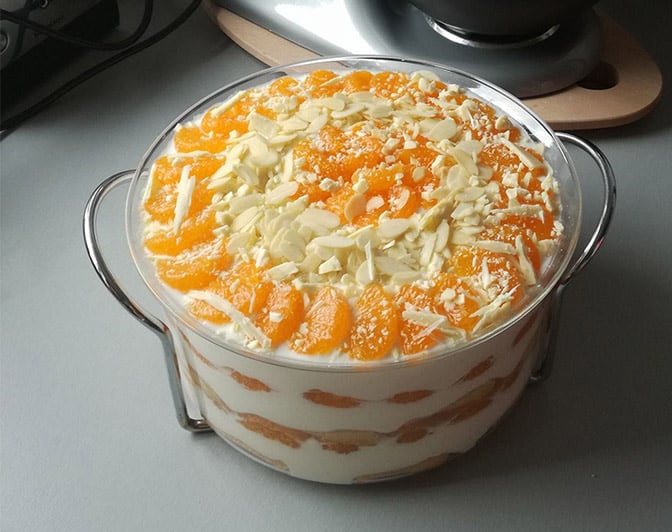 Mandarinentiramisu nach meinem eigenen Rezept