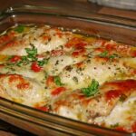 Mozzarella-Hähnchen in Basilikum-Sahnesauce Rezept