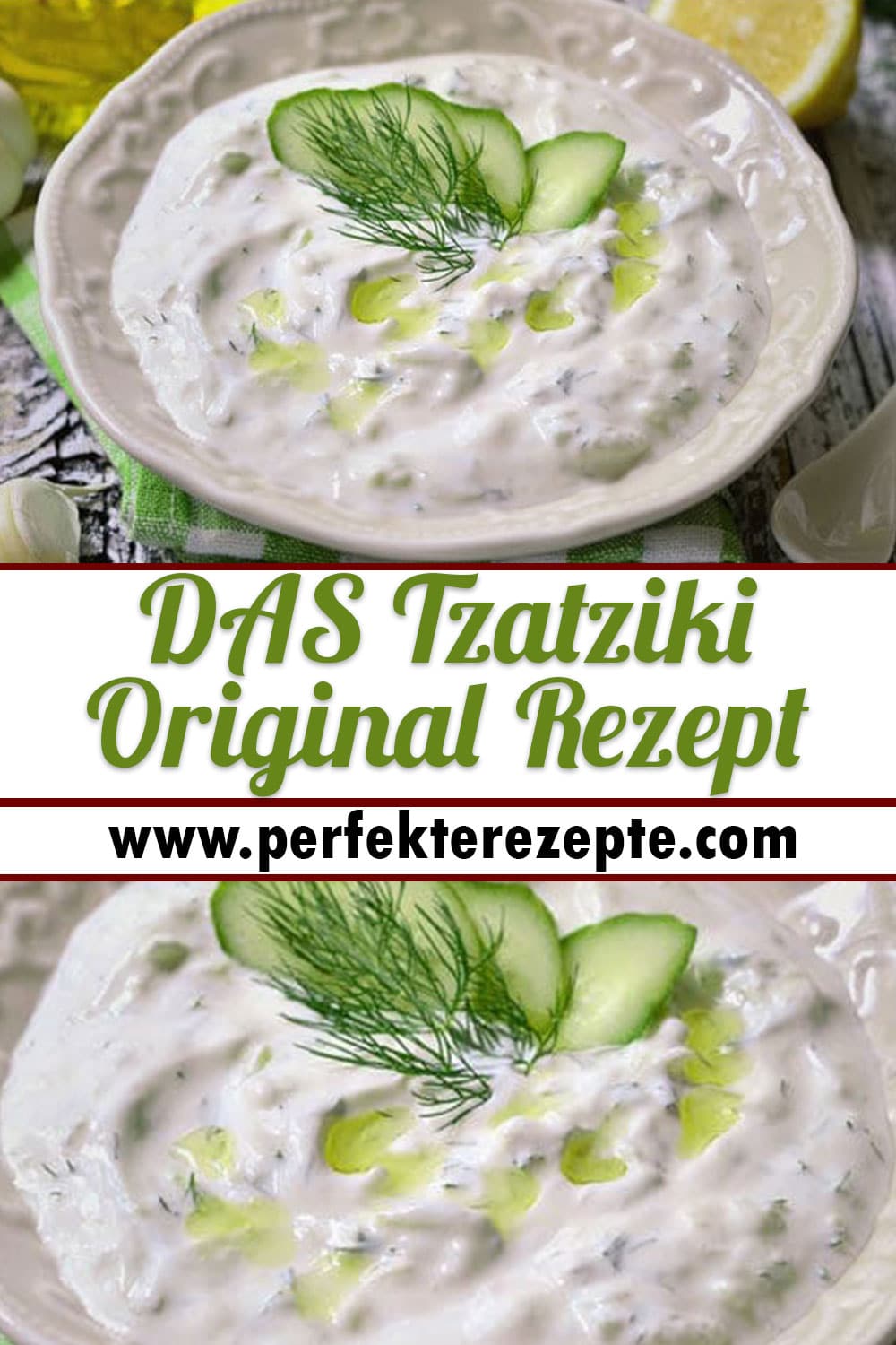 Noch besser als bei meinem Griechen! DAS Tzatziki Original Rezept