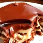 Puddingkuchen mit Vanille und Schokolade Rezept