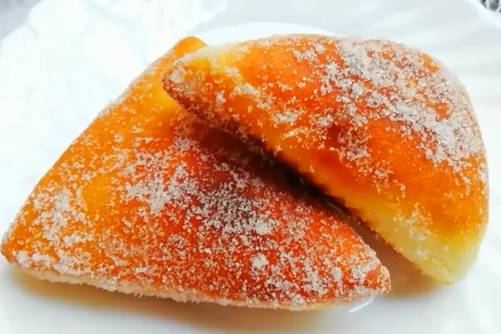 Quarkfächer mit Zimtzucker aus der Pfanne