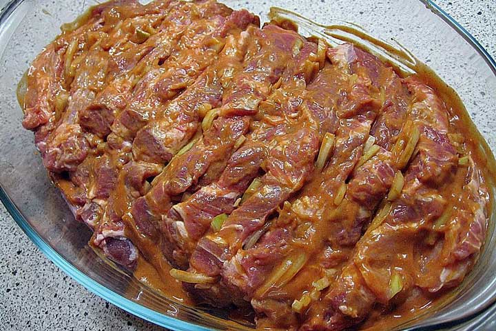 Räuberbraten, schmort im Ofen einfach vor sich hin