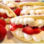 Schaum Omelette mit Erdbeeren Rezept
