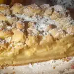 Streuselkuchen mit Pudding gefüllt Rezept