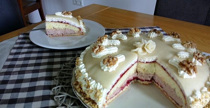 Walnuss – Marzipan Torte Rezept