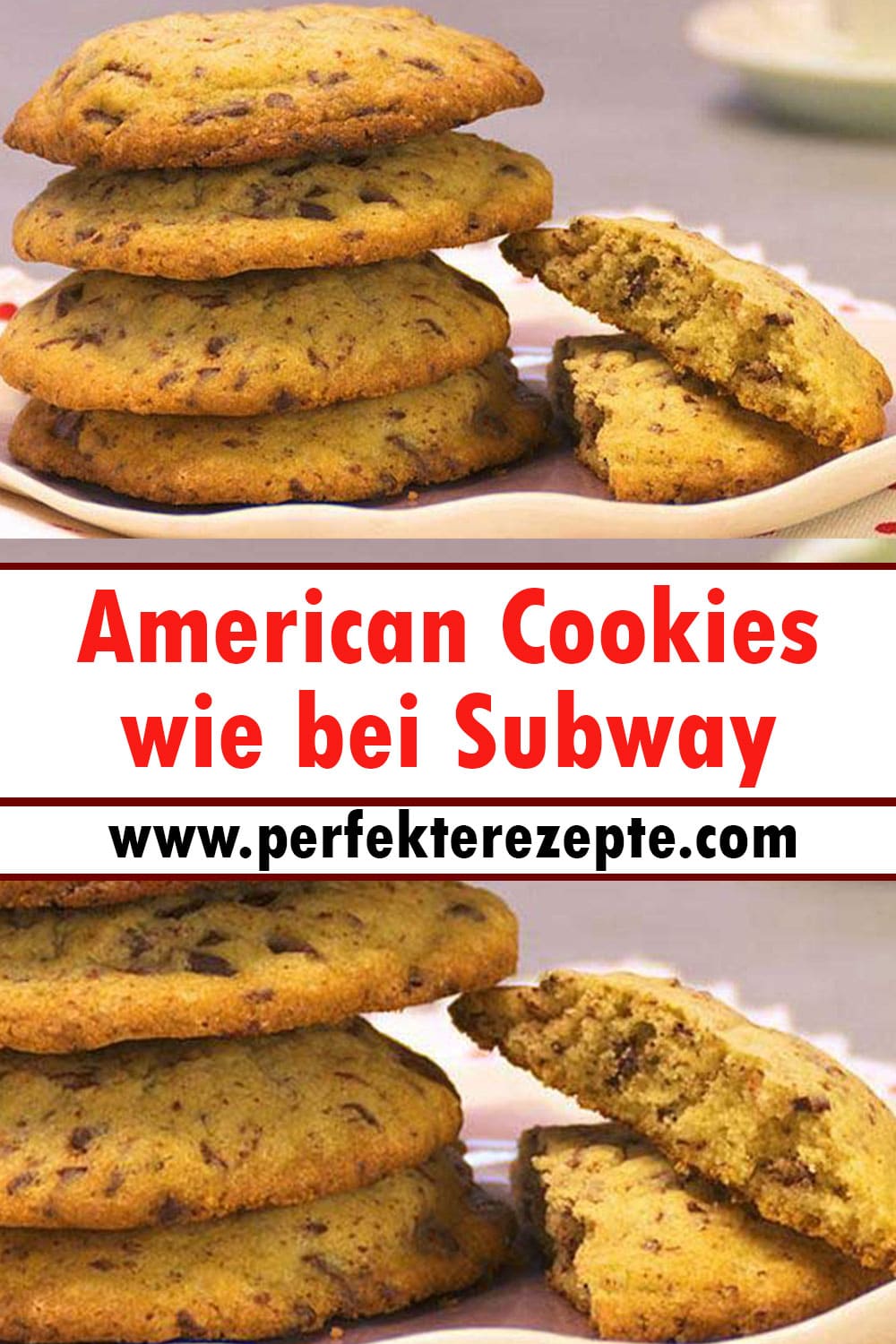 American Cookies wie bei Subway Rezept
