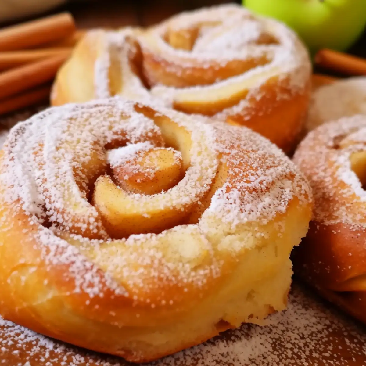 Apfelschnecken mit Zimt Zucker Rezept