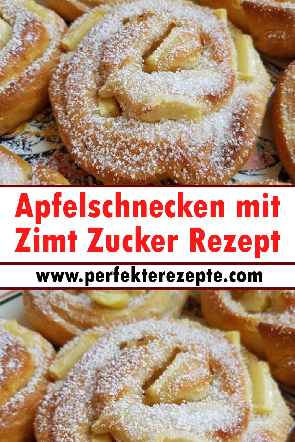 Apfelschnecken mit Zimt Zucker Rezept