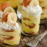 Bananendessert im Glas mit himmlisch guter Kondensmilchcreme