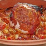 Bauer Harms´ Kasselerbraten im Römertopf mit Honig, Senf, Tomatensauce Rezept