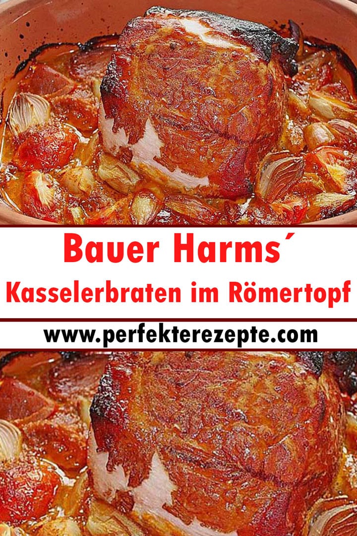 Bauer Harms´ Kasselerbraten im Römertopf mit Honig, Senf, Tomatensauce Rezept