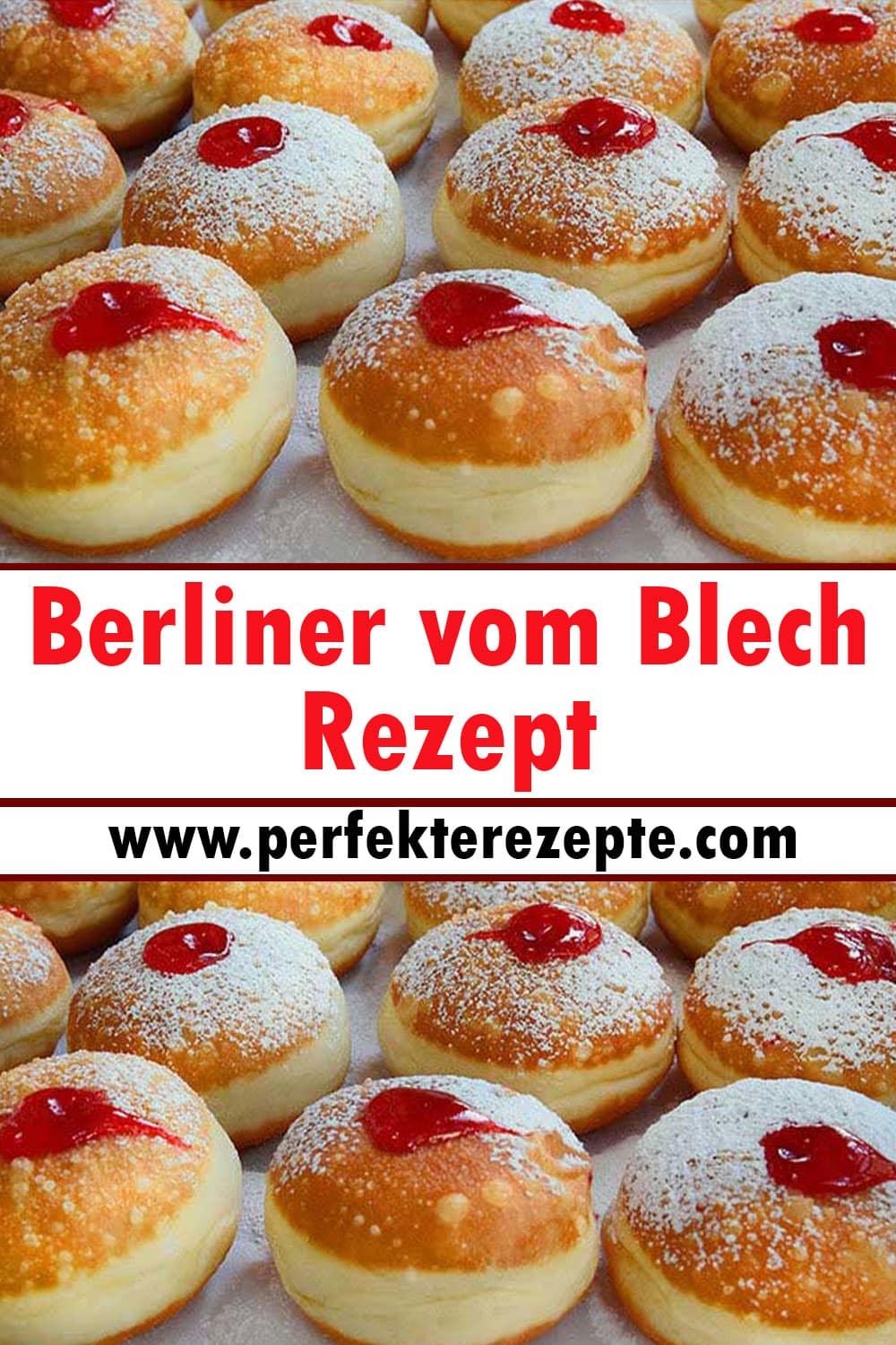 Berliner vom Blech Rezept