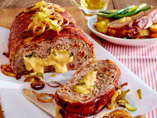 Cheeseburger-Braten Rezept