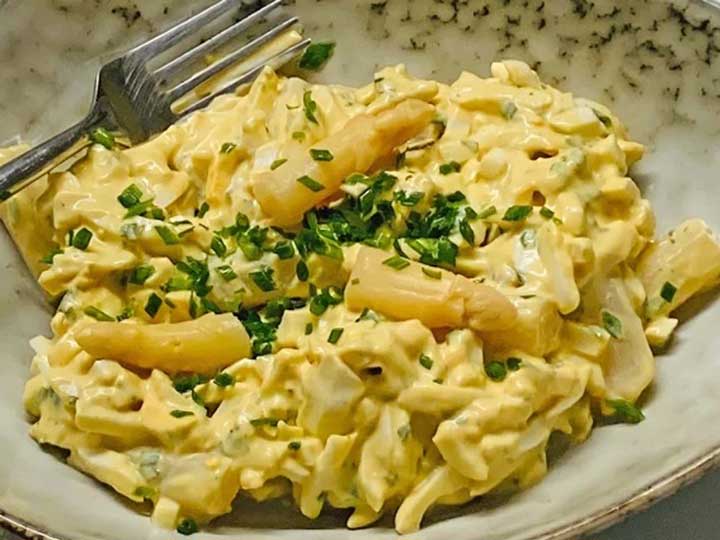 Eiersalat Mit Spargel Rezept