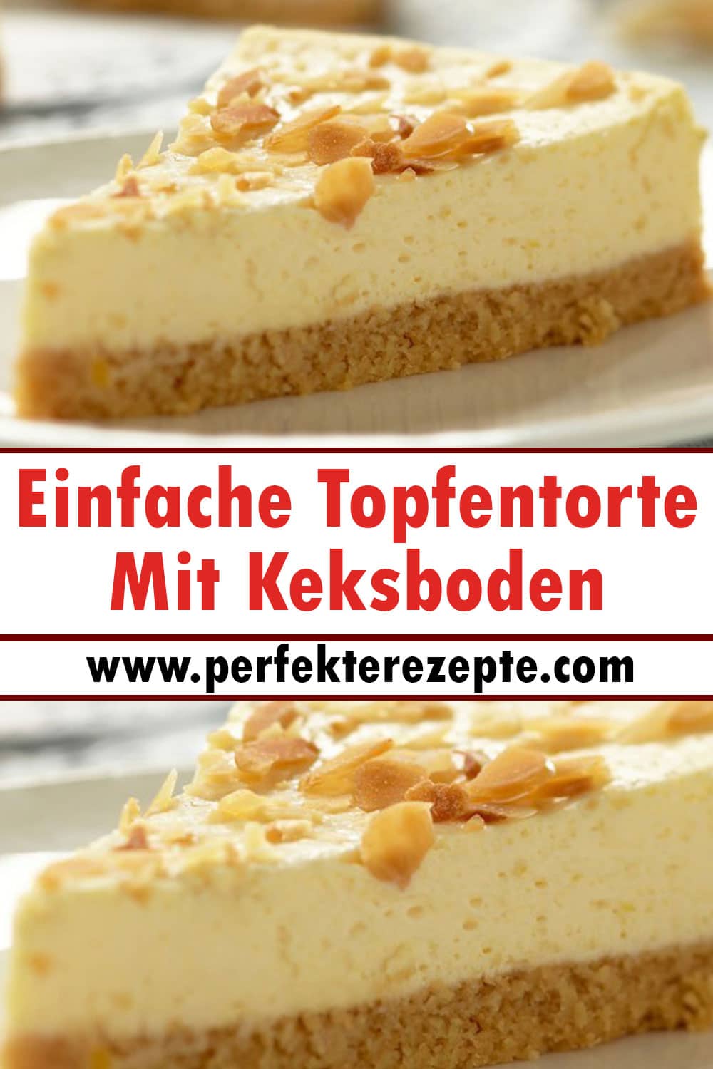 Einfache Topfentorte Mit Keksboden Rezept