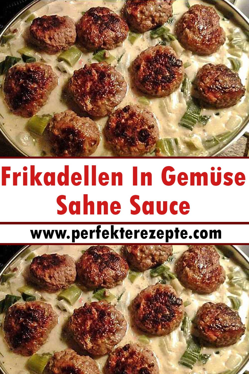 Frikadellen In Gemüse Sahne Sauce Rezept