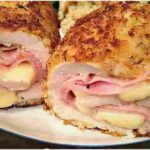 Hähnchenbrust mit Parmesankruste überbacken Rezept