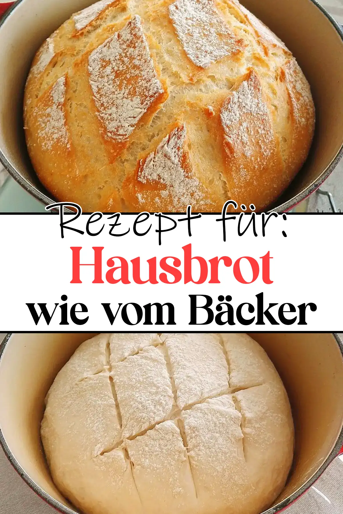 Hausbrot wie vom Bäcker mega lecker und ​sehr luftig