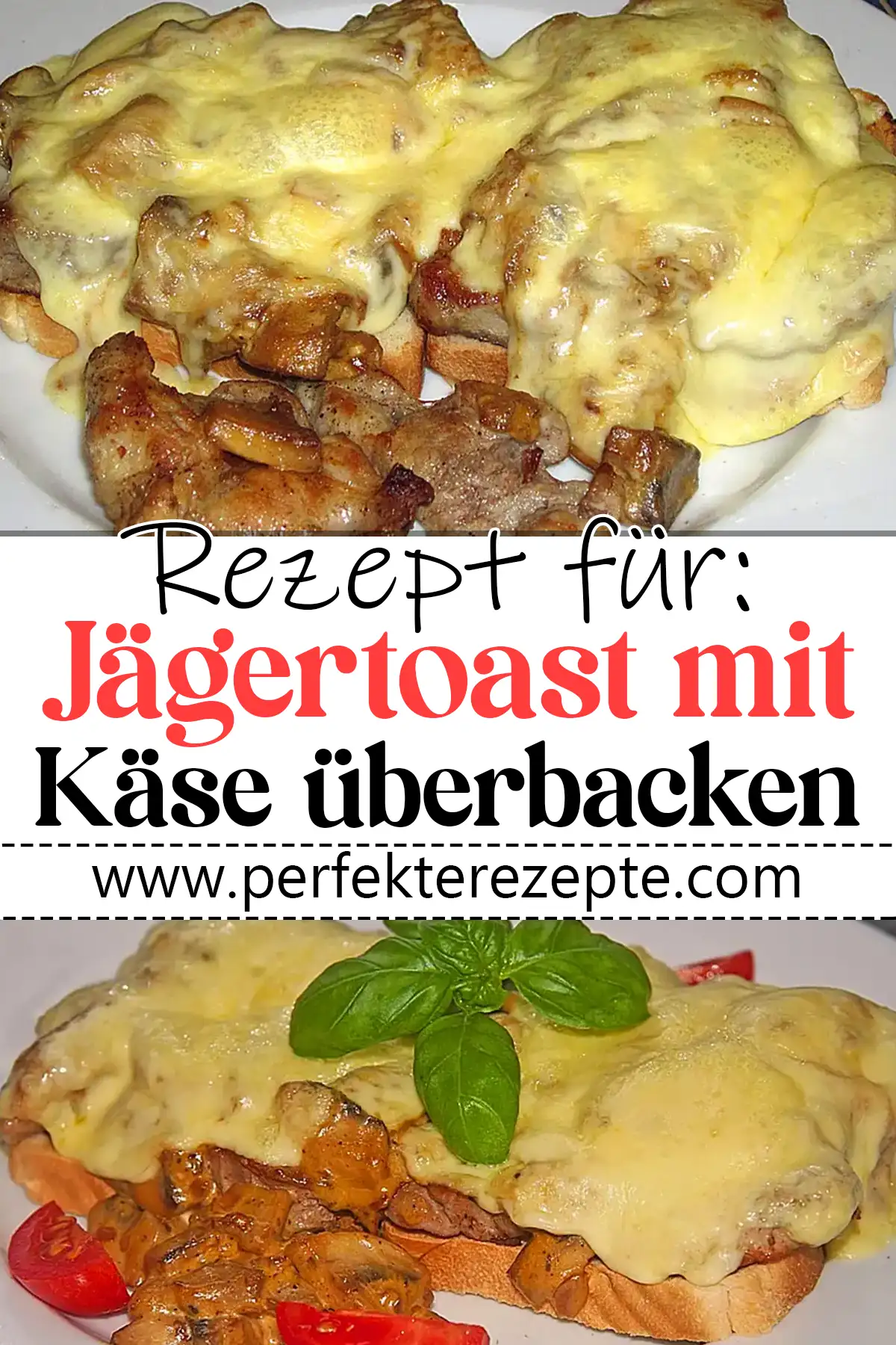 Jägertoast mit Käse überbacken Rezept